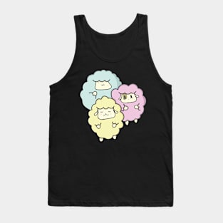 cute Sheep kawaii animal Tank Top